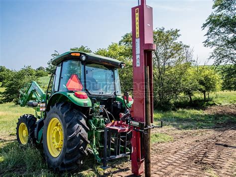 skid steer plate for shaver post driver|ford hd 12 shaver post driver.